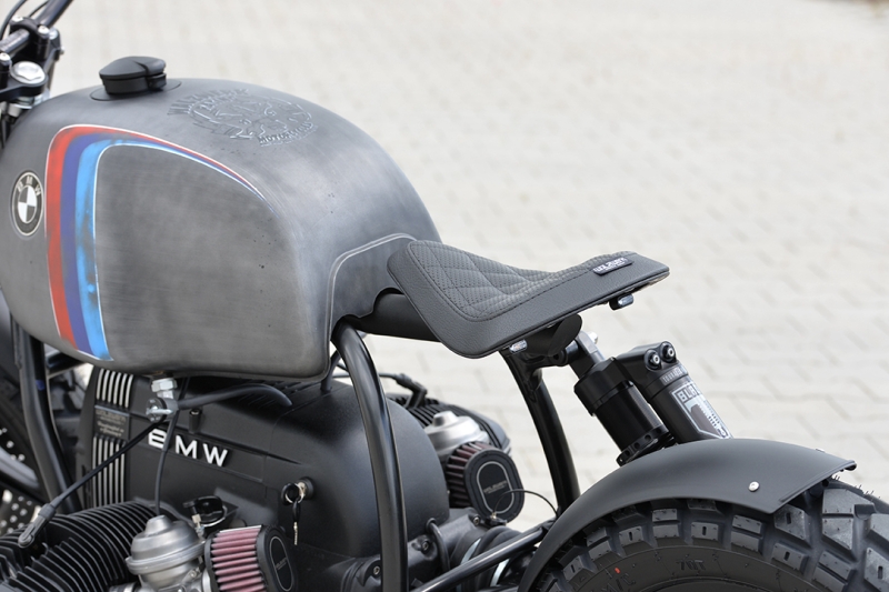 Bobber Sitz-Kit in schwarz Sitz, Twin Shock